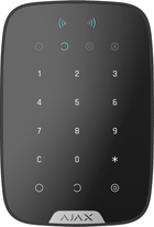 Бездротова сенсорна клавіатура Ajax KeyPad Plus чорна (000023069)