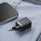 Мережевий зарядний пристрій Baseus Super Si Pro Quick Charger Type-C+USB 30W EU Black (CCSUPP-E01) - зображення 9