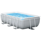Бассейн Каркасный Intex 26784 Прямоуг, 300х175х80 См, 3539л, Фильтр-насос, Лестница (246409)