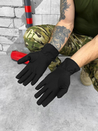 Перчатки SoftShell тактические зимние чёрные размер M - изображение 3