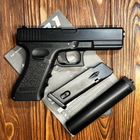Страйкбольний пістолет Glock 17, пістолет на кульках, 6мм, AirSoft - зображення 3