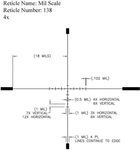 Приціл U. S. Optics SR-4C 1-4x22 F1 марка MIL-Scale з підсвічуванням. МРАД - зображення 3