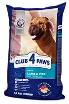 Сухий корм для собак Club 4 Paws Преміум Ягня та рис