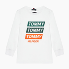 Bluza dziecięca chłopięca Tommy Hilfiger KB0KB06952-YBR 92 cm Biała (8720114871168)