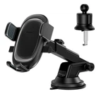 Тримач Baseus UltraControl Pro Series Clamp-Type Car Holder Set |5.4-7.2"| чорний