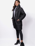 Куртка демісезонна подовжена жіноча MODAGI A26 L/XL Чорна (5904996500887) - зображення 4