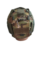 Кавер-чохол на тактичний шолом FAST універсальний з підсумком для АКБ - зображення 2