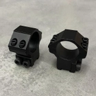 Кольца Leapers UTG Accushot, d – 25.4 мм, Medium (BH 14 мм), «Ласточкин хвост», средний профиль - изображение 5