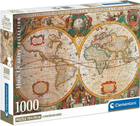Пазл Clementoni Compact Mappa Antica 70 x 50 см 1000 деталей (8005125397068) - зображення 1