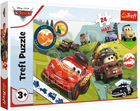 Пазл Trefl Disney Cars Maxi Happy Journey 60 x 40 см 24 деталі (5900511143522) - зображення 1