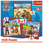 Набір пазлів Trefl Let's Have Fun Together Paw Patrol 3 x 106 деталей (5900511348675) - зображення 5