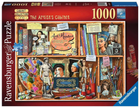 Puzzle Ravensburger The Artists Cabinet 70 x 50 cm 1000 elementow (4005556149971) - obraz 1