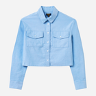 Koszula młodzieżowa dziewczęca jeansowa OVS 1860487 146 cm Niebieska (8051017203894) - obraz 1