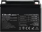 Акумуляторна батарея Qoltec AGM 12V 24Ah max 360A (5901878530369) - зображення 2