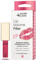Błyszczyk-serum More4Care Lip Volume Filler powiększający usta Juicy Pink 4.8 g (5900116096643) - obraz 1