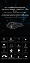 ПНВ Бинокль прибор ночного видения NV8300 Super Light HD 36MP 3D 4K (до 300м) + крепление FMA L4G24 на шлем + карта памяти pro 32Gb class 10 - изображение 9
