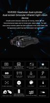 ПНБ Бинокль прилад нічного бачення NV8300 Super Light HD 36MP 3D 4K (до 300м) + картка пам`яті pro 32Gb class 10 - зображення 9
