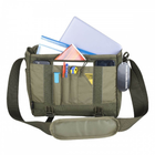Сумка административная Acropolis тактическая портфель военнослужащего для документов и ноутбука 15" хаки (СКГ-1) - изображение 4