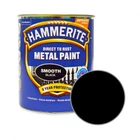 Фарба гладка фінішна декоративна Hammerite Metal Paints, 0,75 л, Чорний, Глянсовий