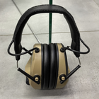 Навушники тактичні Earmor M30, активні, NRR 24, колір – Койот, активні навушники військові - зображення 7