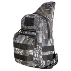 Рюкзак тактический на одно плечо AOKALI Outdoor A14 20L Black Typhon - изображение 1