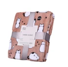 Плед із дизайном котиків Ardesto Flannel 160х200см поліестер (ART0108PB)