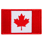 Набір шевронів 2 шт. із липучкою Прапор Канади 5х8 см - зображення 9