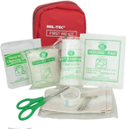 Аптечка тактическая, Комплект первой помощи Mil-Tec First Aid Pack Mini - красный (16025810) - изображение 5