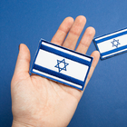 Набор шевронов 2 шт с липучкой Флаг Израиль 5х8 см, вышитый патч (800029856) TM IDEIA - изображение 5