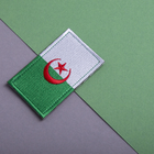 Набор шевронов 2 шт с липучкой Флаг Алжира 5х8 см, вышитый патч (800029799) TM IDEIA - изображение 6