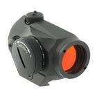 Коллиматорный прицел (коллиматор) Aimpoint Micro H-1 Red Dot - 2 MOA. Цвет: Черный, AIMP200018 - изображение 5
