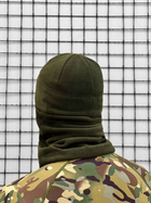 Комплект шапка баф intelligence Олива - изображение 2
