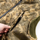 Жилетка флисовая тактическая жилет армейский, теплая демисезонная военная безрукавка пиксель OSPORT (ty-0043) Пиксель M - изображение 6