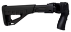 Телескопічний приклад DLG Tactical TBS Solid (DLG-083) для помпових рушниць Remington, Mossberg, Maverick (чорний) - зображення 3