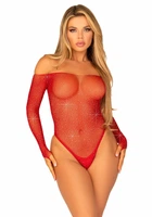 Сітчасте боді зі стразами Leg Avenue Crystalized fishnet bodysuit