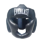 Шлем-маска тренировочная каратэ EVERLAST Профи стрейч черный