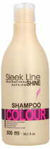 Szampon Stapiz Sleek Line Colour Shampoo z jedwabiem do włosów farbowanych 300 ml (5904277710448) - obraz 1