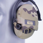 Активні захисні навушники Sordin Supreme Pro-X Neckband Multicam із заднім тримачем під шолом - изображение 4