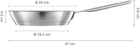 Сковорода Fiskars All Steel матова 24 см (1064743) - зображення 7