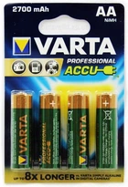 Акумулятор пальчиковий Varta Accu AA 2700 mAh (5706301404) (4 шт.)