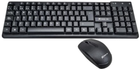 Zestaw bezprzewodowy Xtrike Me Kit Keyboard + Mouse Mk204 Wireless Black (6932391926895) - obraz 1