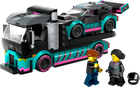 Zestaw klocków Lego City Samochód wyścigowy i laweta 328 części (60406) - obraz 3