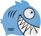 Шапка для плавання Aqua Speed ZOO Pirana 9697 піранья, бірюзовий Діт OSFM