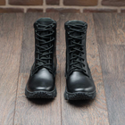 Зимние кожаные черные женские военные берцы 39 (26 см) - изображение 4