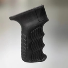 Рукоятка пистолетная для AK 47/74, прорезиненная GRIP DLG-098, цвет Черный, с отсеком для батареек (241874) - изображение 1
