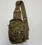 Сумка-рюкзак нагрудна тактична однолямкова Мультикам ZE0147 Laser - зображення 4