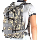 Тактический рюкзак на 25 л D3-GGL-106 Серый пиксель - изображение 5