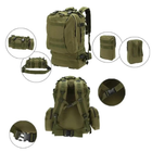 Тактический рюкзак на 56 л D3-GGL-401 Олива - изображение 8