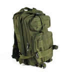 Тактический рюкзак на 25 л D3-GGL-101 Олива - изображение 3