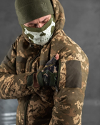 Тактичний зимовий теплий військовий комплект Polar ( Куртка + Штани ), Камуфляж: Піксель, Розмір: S - зображення 6